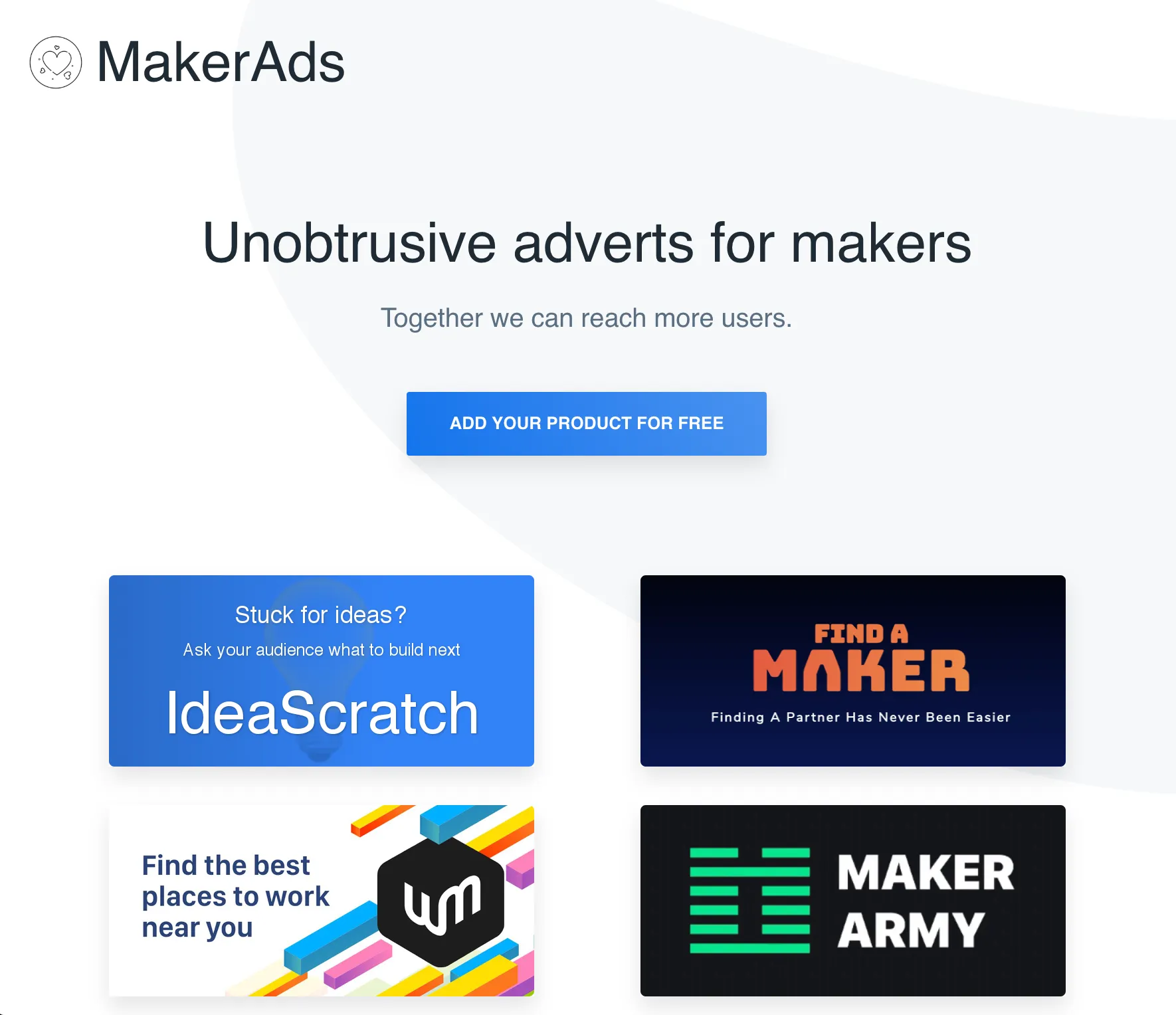 MakerAds Website